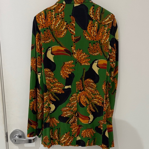 FARM Rio Tropical Green Toucan Blazer - Picture 6 of 9